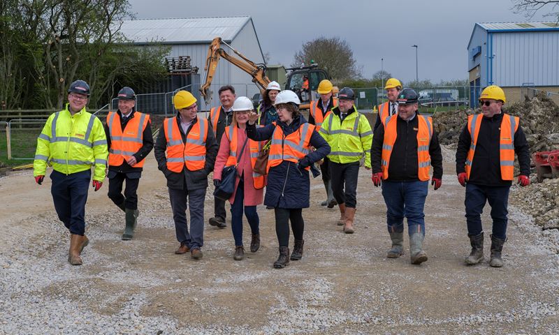 Work ongoing at new North Yorkshire business park